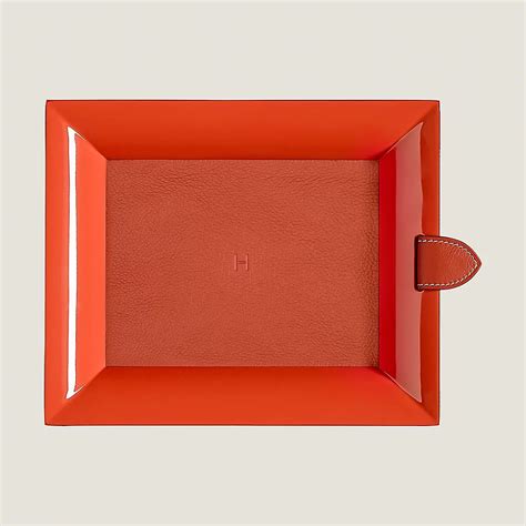 hermes leather atrium tray.